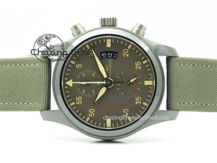 MIROTIME 0707 Pilot Top Gun Miramar IWC388002 ZF 1:1 Best Edition Ceramic Case On Nylon Strap A Practical 7345